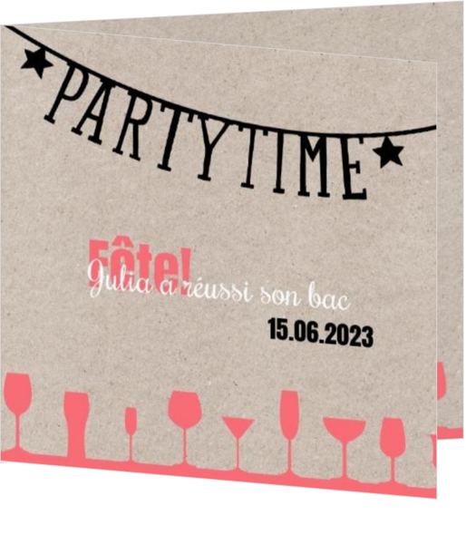 Invitation - Partytime 186041FR