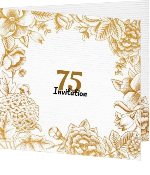 Invitation - Fleurs élégantes 186051FR