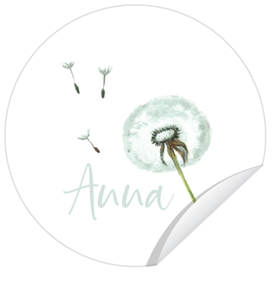 Communie Sticker Anna - Dandelion Mint
