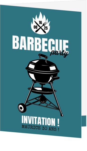 Invitation - Barbecue party
