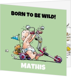Grappig -  Born to be wild! 114288BA