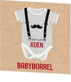 Babyborrel - kaart Snor 11421910