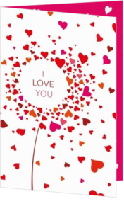 Romantique - Carte de voeux - Spread the love AVA6002F